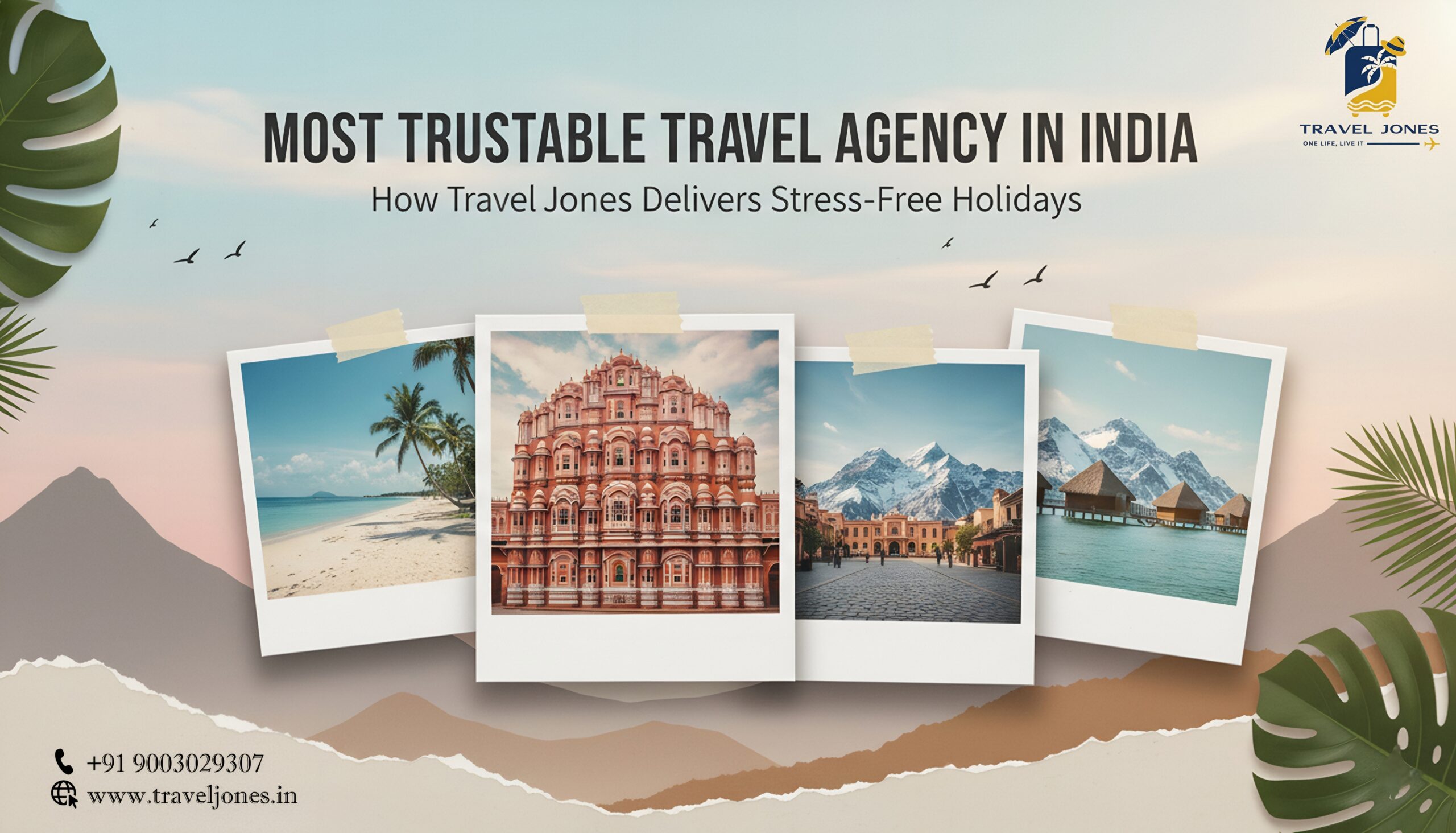 Most Trustable Travel Agency in India: How Travel Jones Delivers Stress-Free Holidays
