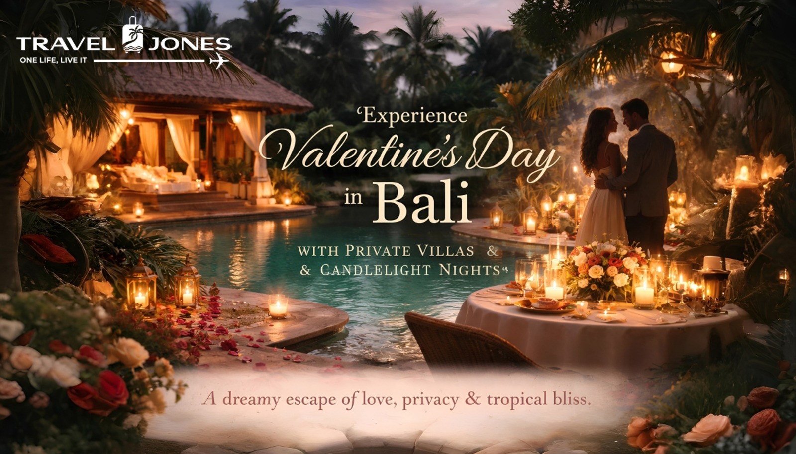 Experience Valentine’s Day in Bali with Private Villas & Candlelight Nights