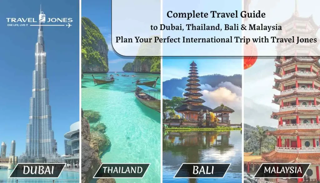 Complete Travel Guide to Dubai, Thailand, Bali & Malaysia – Plan Your Perfect International Trip